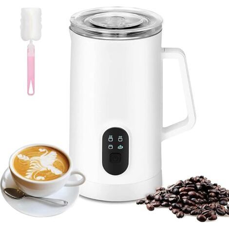 Mousseur à lait - Électrique 350 ml, inox - Tactile (1/5)