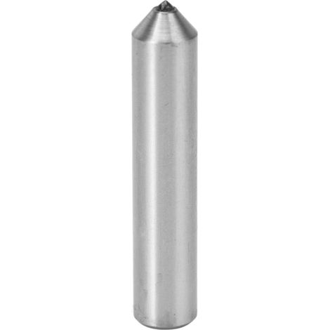 Commode diamantée 10 mm, meule à point unique, outil conique 0,4 carat avec tige en acier au carbone