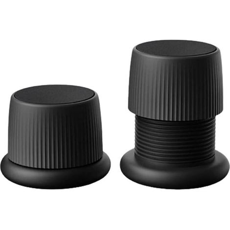 Bardusch-2 X Rehausseurs de Lit RĂ©Glables Rehausseurs de Meubles Robustes CanapĂ© Table CanapĂ© ĂLĂ©Vateur de Sol - Noir (1/5)