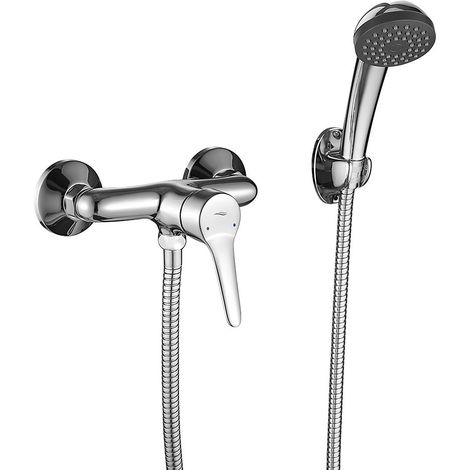 Kuchinox Fene Chrom-Duscharmatur-Set mit Handbrause und Brauseschlauch (1/5)