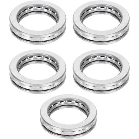 5 piezas de rodamientos de bolas, rodamientos de bolas para fuerza axial 51107, accesorios de aeronaves, material industrial de alta precisión para montaje (1/4)