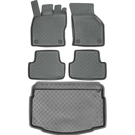 Set di tappetini per auto e tappetino per bagagliaio per Volkswagen Golf VII Hatchback dal 2012 al 2020. (1/5)