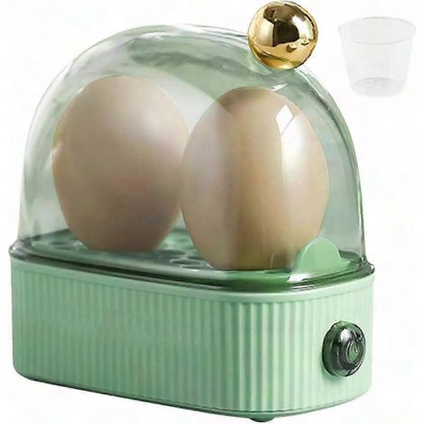 Eierkocher für 2 Eier, kompakter elektrischer Dampfgarer, Eierkocher mit 3 Kochoptionen - weichgekocht, mittelgekocht, hartgekocht, Modell gx20241211543 (1/5)