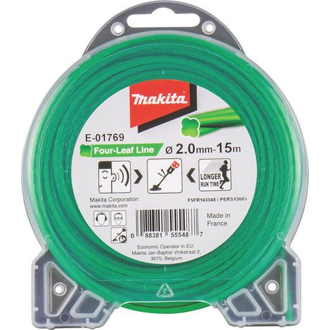 Hilo de nylon trenzado MAKITA 2 mm x 15 m - E-01769