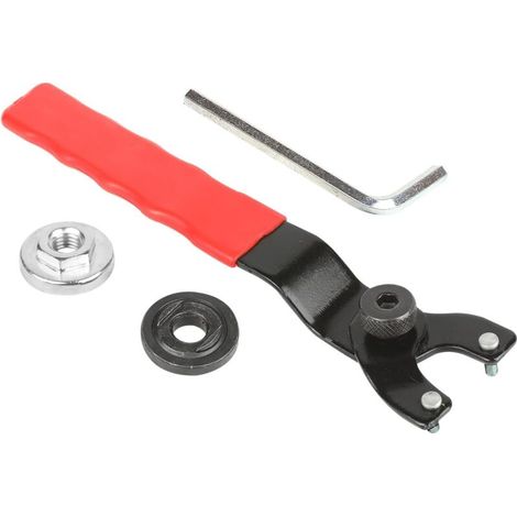 Clés à meuleuse d'angle réglables, 10-60 mm clé à broche Réglable avec manche en plastique antidérapant (1/5)