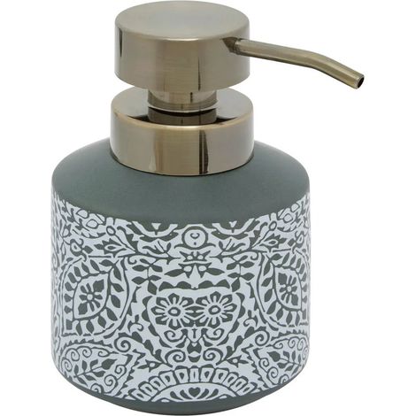 Distributeur de Savon en Dolomite "Arboria" 300ml Vert (1/2)