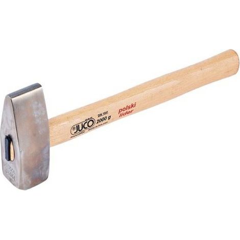 JUCO MARTILLO DE RUPTURA TRADICIONAL 2,0 kg, martillo de ruptura, ideal para romper piedra y concreto, mango de madera, cabeza endurecida, diseño tradicional y robusto.