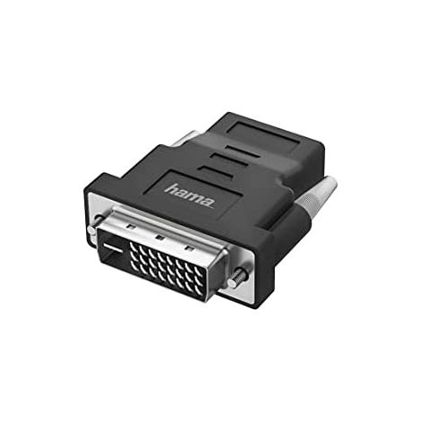 Hama 00200338 DVI / HDMI Adaptateur [1x mâle anglaise - 1x DVI-D mâle] noir (1/2)