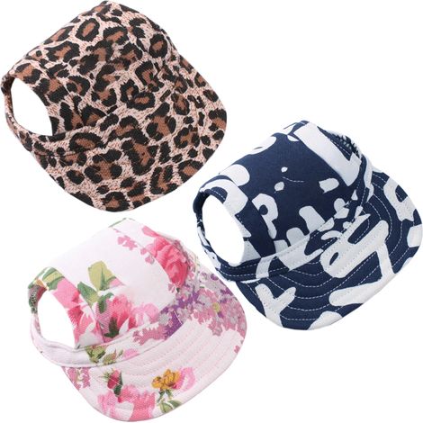 Casquette De Baseball Pour Chien - Nylon Et Coton Respirant - Protection Solaire Extérieure - 1 Pièce (1/5)
