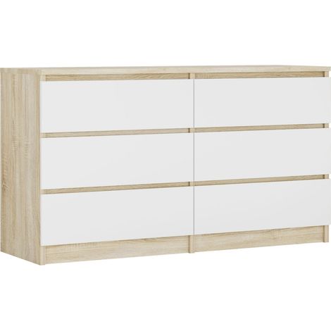 Meuble double vasque 60 cm – Panneaux stratifiés 16 mm – Système d'ouverture par poussée – Hauteur 174 cm – Profondeur 30 cm – 3Xe Living (1/5)