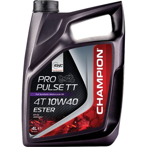 Huile moteur Champion Propulse TT 4T 10W40 Ester 4L MA2 Synthétique (AKC)