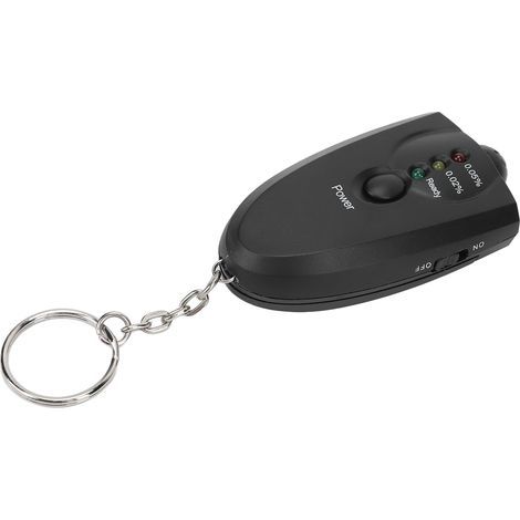 Alcootest Électronique Portable avec Écran LCD Rétroéclairé - Testeur d'Alcoolémie Compact à Piles pour Véhicule et Maison (1/5)