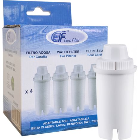 Euro Filter WF047 Waterfilter voor waterkan (4-pack) geschikt voor KAWD300FBK KAWD310FBK KAWD100FBK (1/2)