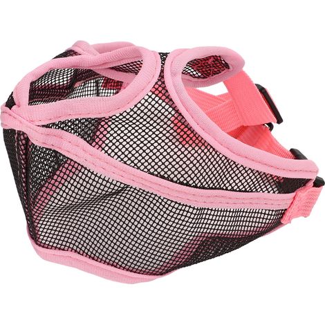 Muselière pour Chiens à Face Plate et Court Museau – Mesh Respirant, Anti-Mordure, Réglable, pour Bulldog Français et Chihuahua (Unité)