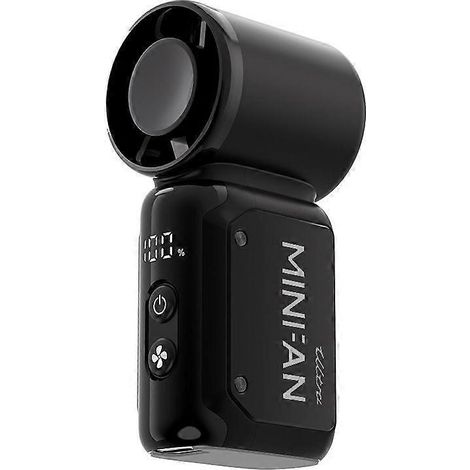 1 piècenoirVentilateur de cou portable, mains libres et compact, idéal pour les activités estivales et les trajets quotidiens. (1/5)
