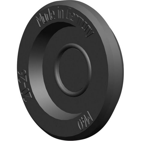 PB Fastener 1603-CB Kabeldurchführung Plattenstärke (max.) 2.5 mm Chloropren-Kautschuk Schwarz 1
