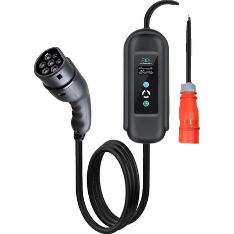 Cargador para vehículos eléctricos, 11 kW, corriente ajustable, sin adaptador, TIPO 2-a (1/2)