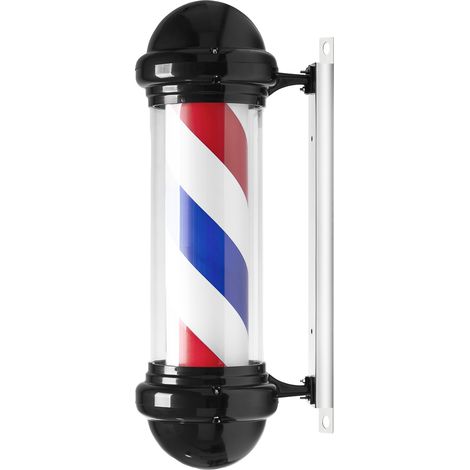 Lámpara de techo iluminada para barbería BB-02, negra, grande (1/5)