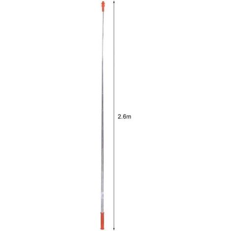 Tubo di prolunga a spruzzo in acciaio inox da 2,6 m, strumento per spruzzare in giardino e aree verdi. (1/5)