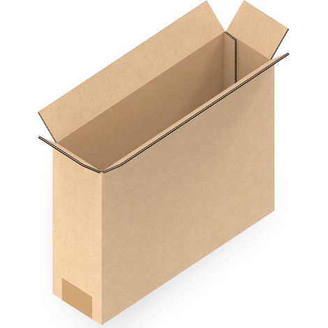 60 Stück Versandkartons 590 x 165 x 475 mm Kartons 2-wellig BC-Welle (1/5)