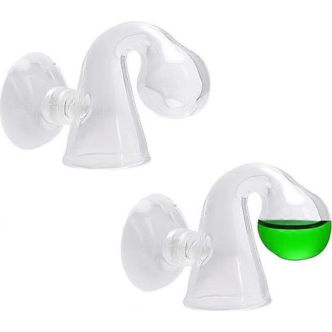 2 testeurs de CO2 pour aquarium, détecteur de gouttelettes de CO2 en verre transparent pour aquarium (avec ventouse) (1/5)