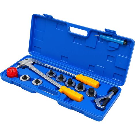 Kit de herramientas para expansión de tubos, 7 cabezales de expansión, acero endurecido duradero, 1 juego. (1/2)