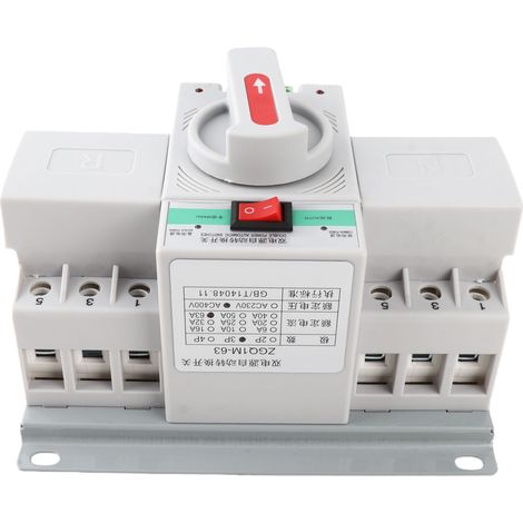 disjoncteur/inverseur de source automatique intelligent triphasé 380 V 63 A (1/5)
