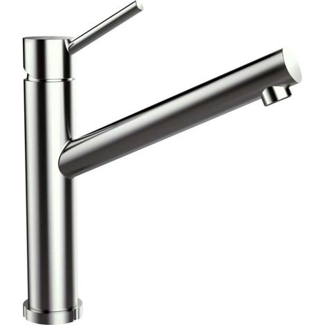 Schock Küchenarmatur Altos W Vorfenster-Armatur Edelstahl massiv  Hochdruck (1/4)
