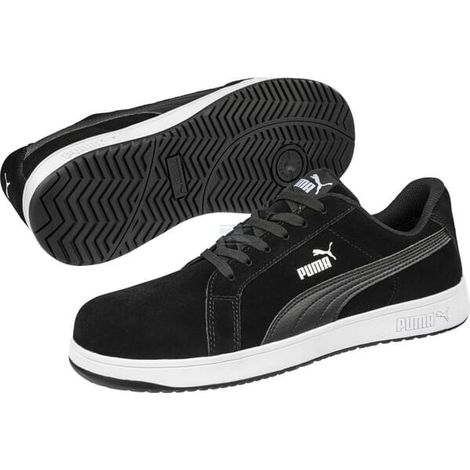 Iconico camoscio nero basso 46 PUMA SAFETY 64001046