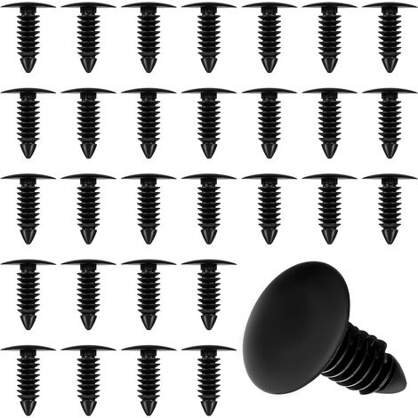Confezione da 100 perni a nido d'ape, kit di fissaggio per piano laser a nido d'ape, accessori per incisore laser, accessori per piano in nylon, accessori per piano a nido d'ape, nero (1/5)