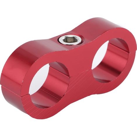 10AN raccord séparateur de flexible en alliage d'aluminium, adaptateur de ligne essence/huile/frein/gaz, accessoire auto rouge (1/5)