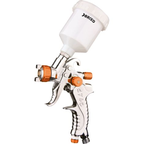 Aerografo pistola spray per verniciare Airforce 100 CC serbatoio superiore Brixo (1/4)