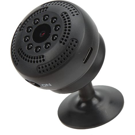 Caméra de sécurité professionnelle grand angle 120°, mini caméra de surveillance à distance WiFi 1080p, système de sécurité mobile pour la maison (1/5)