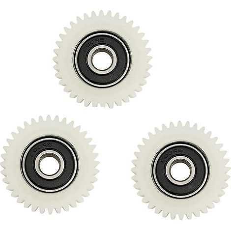 3 pièces Pignons à billes en nylon de 38 mm et 36 dents pour moteur électronique de vélo électrique (1/5)