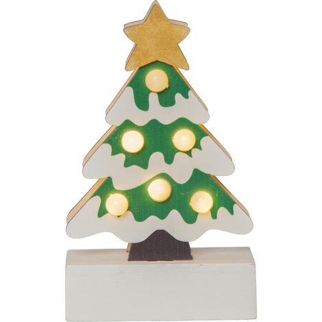 LED Dekoleuchte Weihnachtsbaum ,Freddy', batteriebetrieben, bunt (1/5)