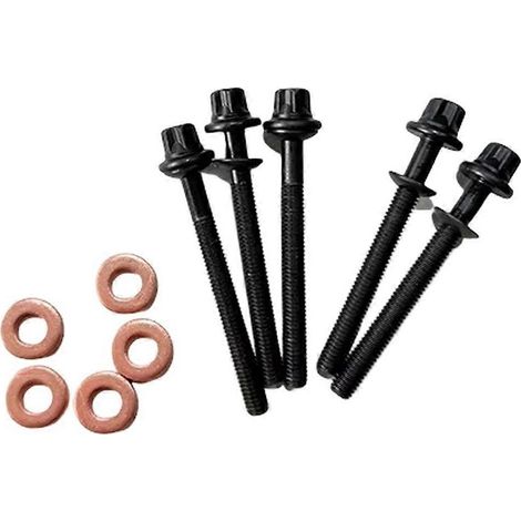 Pour SSANGYONG ACTYON SPORTS 100 2.0 L TD : kit de boulons et rondelles d'injecteurs de carburant 6650170060 6659901001 (1/5)