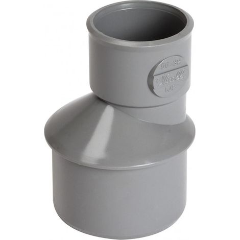 Nicoll – Réduction excentrée 50/32 – Raccord PVC pour plomberie – Filetage entrée 32mm – Fixation rapide pour évacuations