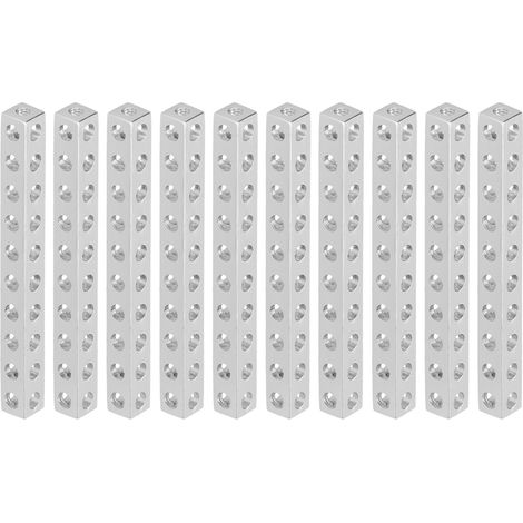 Profilé en L en aluminium extrudé, poutre légère à haute résistance, résistant à la corrosion, modèle 3106-0010-0080, pour structures et supports. (1/5)
