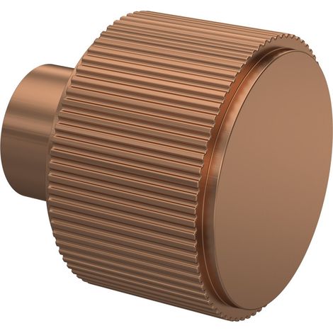 Nuie Brushed Bronze 30mm Fluted Knob Furniture Handle - H1517