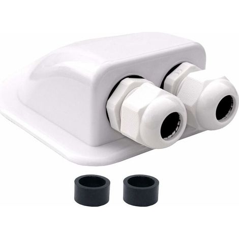 2-Wege-Dachrohr – IP68 wasserdicht – Für Solar-, Satelliten- und Klimaanlagen – Kompatibel mit Kabeln von 3 bis 12 mm² – 1 Stück (1/5)