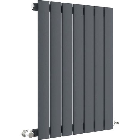 Balterley Edingale Square Horizontal Single Panel Radiator, 600mm x 412mm - Anthracite