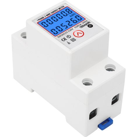 Multifunktionaler, rückstellbarer Einphasen-Energiezähler mit Hintergrundbeleuchtung (1/5)