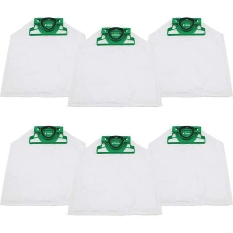Sac d\'aspirateur Vorwerk VK200 FP200,Lot de 6 sacs à poussière pour aspirateur Vorwerk VK200-8 (1/4)