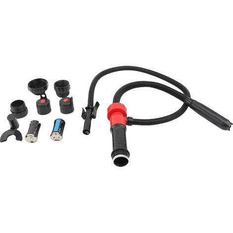 Pompe de transfert de carburant alimentée par batterie avec 3 adaptateurs 2,4 GPM liquide électrique pour essence kérosène eau (1/4)