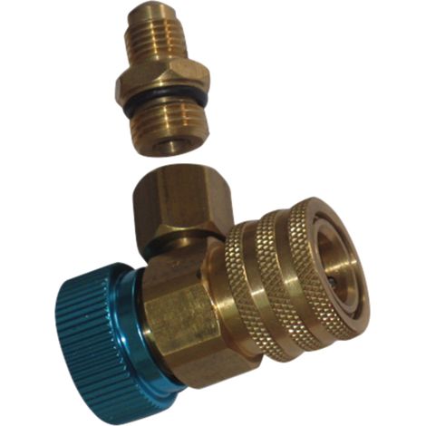 Schnellkupplung für R134a, blau QCH134-14