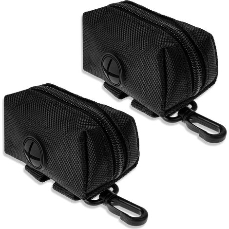 Porte-sacs à déjections canines, 2 parties, noir-AquaForge