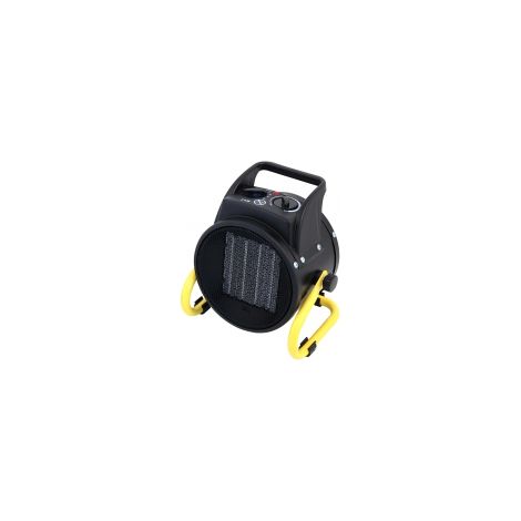 Generador de aire caliente, generador eléctrico de aire caliente, 3 kW/h, 3000 W, 217 m³/h, 60 m³/h, 2,80 kg OUTIFRANCE