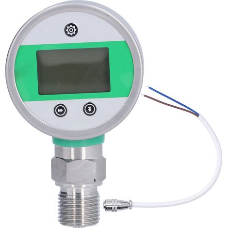 Manomètre numérique HG-601YB en acier inoxydable, affichage LCD, 24V CC, jauge de pression électronique précise pour usage industriel (1/5)