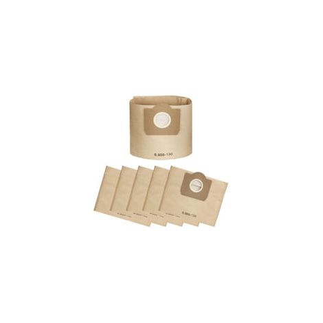 5 Pièces Sacs pour Aspirateur 6.959-130.0 Sachet Filtre pour Kärcher WD3, MV3, (1/5)