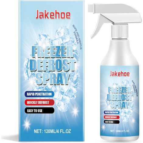 Jakehoe – Spray de dégivrage pour congélateurs – Spray nettoyant polyvalent pour réfrigérateurs, congélateurs et machines à glaçons à usage domestique (1/5)